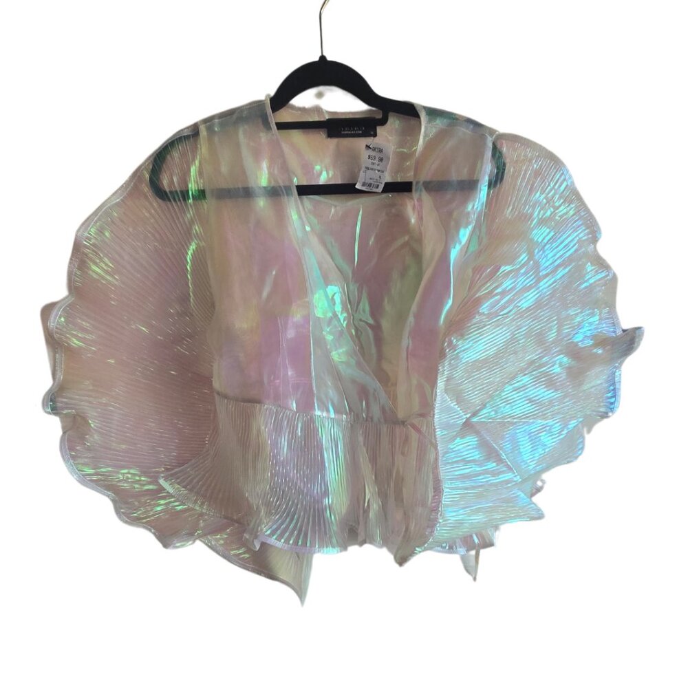 Pleated Peplum Wrap